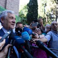 Il ministro Antonio Tajani alla presentazione del Meeting a Roma